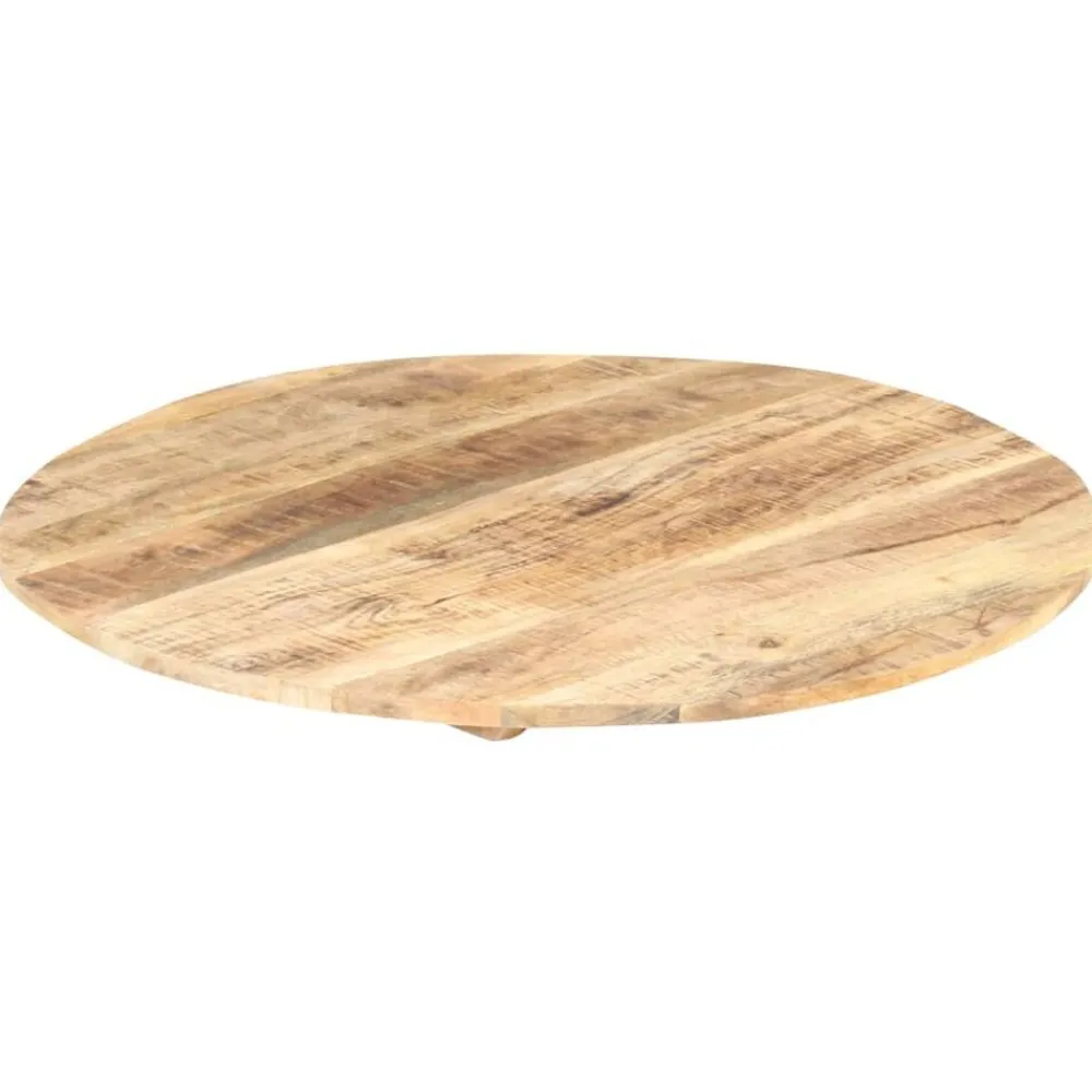 vidaXL Accesorios Para Mesas-Superficie de mesa redonda madera maciza de mango 15-16 mm 40cm
