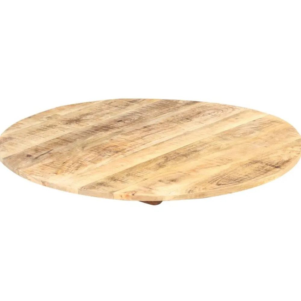 vidaXL Accesorios Para Mesas-Superficie de mesa redonda madera maciza de mango 15-16 mm 40cm