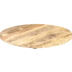 vidaXL Accesorios Para Mesas-Superficie de mesa redonda madera maciza de mango 15-16 mm 40cm