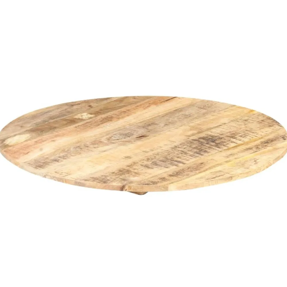 vidaXL Accesorios Para Mesas-Superficie de mesa redonda madera maciza de mango 15-16 mm 40cm