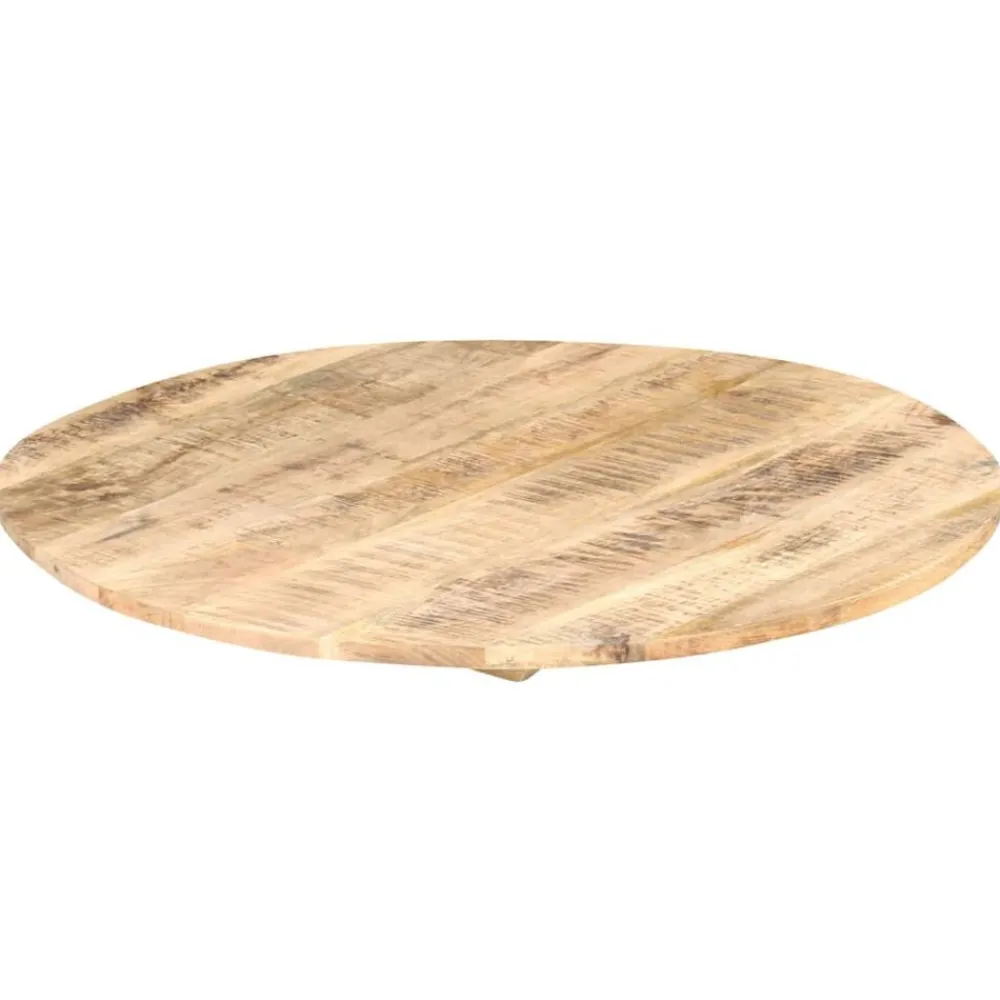 vidaXL Accesorios Para Mesas-Superficie de mesa redonda madera maciza de mango 15-16 mm 40cm