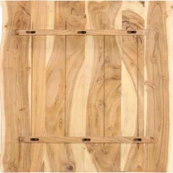 vidaXL Superficie de mesa de madera maciza de acacia 58x(50-60)x2,5 cm Clearance