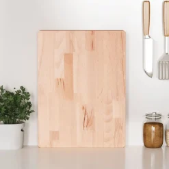 vidaXL Tabla de cortar madera maciza de haya 40x30x4 cm Clearance