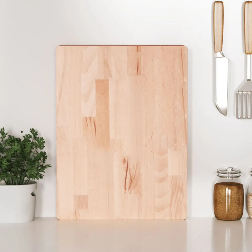 vidaXL Tabla de cortar madera maciza de haya 40x30x4 cm Clearance