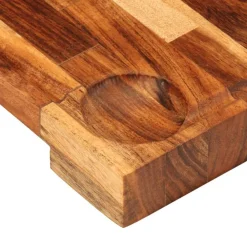 vidaXL Tabla de cortar madera maciza de acacia 30x21x4 cm Best