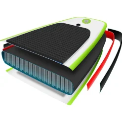 vidaXL Actividades Al Aire Libre-Tabla de paddle surf inflable con vela y blanca