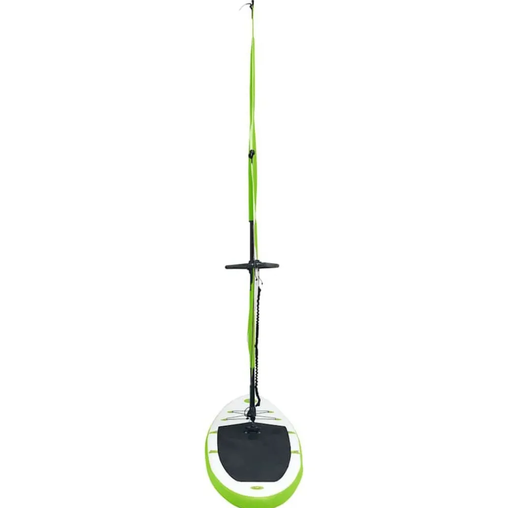 vidaXL Actividades Al Aire Libre-Tabla de paddle surf inflable con vela y blanca