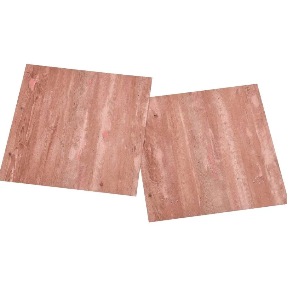 vidaXL Materiales De Construcción-Tablas de Suelo 55 pcs Rojo 5,11 m² PVC