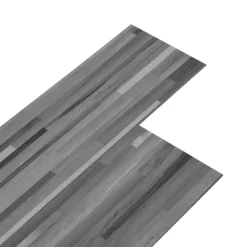vidaXL Tablas de Suelo 36 pcs Rayado Gris 5,02 m² PVC Gris a rayas Best