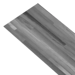 vidaXL Tablas de Suelo 36 pcs Rayado Gris 5,02 m² PVC Gris a rayas Best