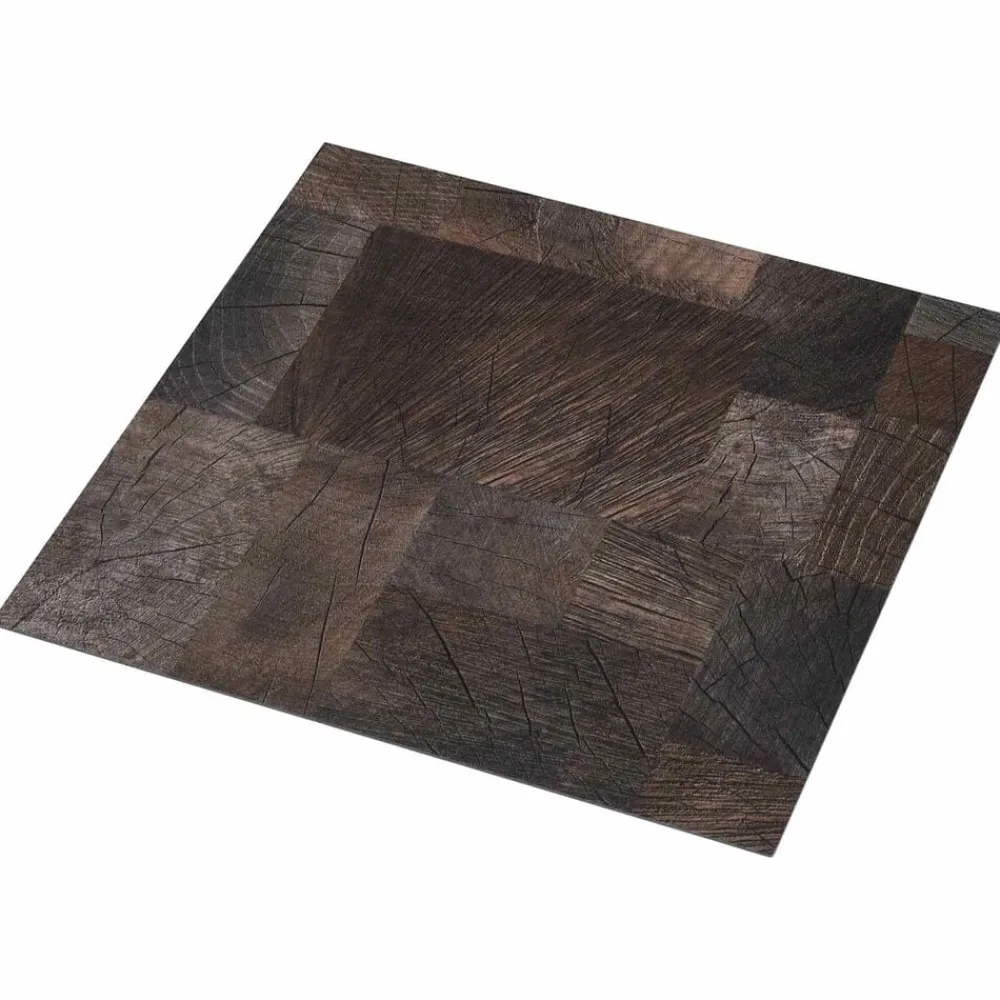vidaXL Materiales De Construcción-Tablas de Suelo 55 pcs Marrón 5,11 m² PVC
