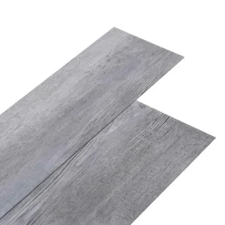 vidaXL Materiales De Construcción-Tablas de Suelo 36 pcs Gris 5,02 m² PVC