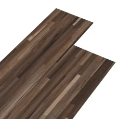 vidaXL Tablas de Suelo 36 pcs Rayado Marrón 5,02 m² PVC Marr&oacute;n a rayas
