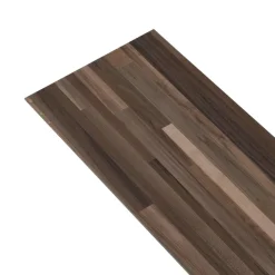 vidaXL Tablas de Suelo 36 pcs Rayado Marrón 5,02 m² PVC Marr&oacute;n a rayas