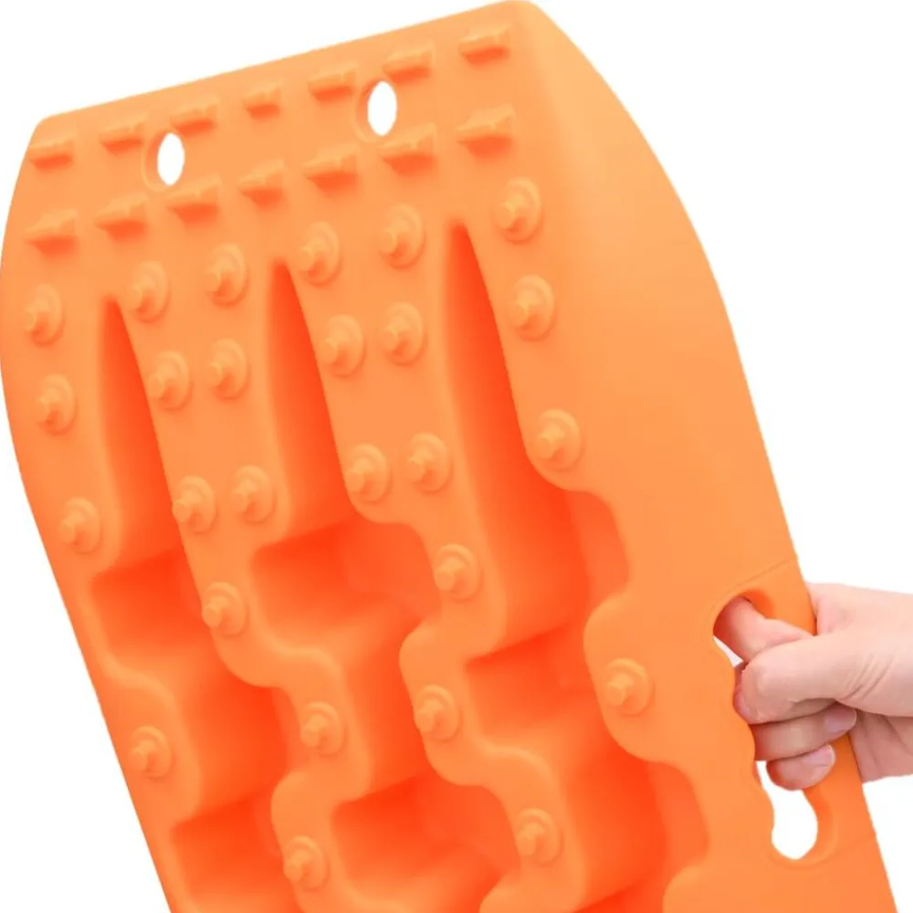 vidaXL Tablas de tracción 2 unidades nailon 106x30,5x7 cm Naranja Best