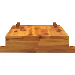 vidaXL Accesorios De Bricolaje-Tablero banco de trabajo con tornillo banco madera 52x44x9,5 cm