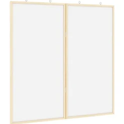 vidaXL Tablero de Anuncios 80 x 80 x 1.4 cm Madera maciza de pino Best