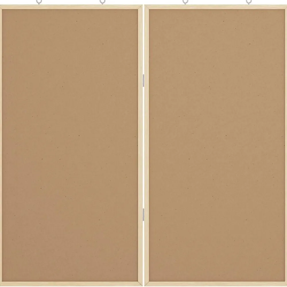 vidaXL Tablero de Anuncios 80 x 80 x 1.4 cm Madera maciza de pino Best