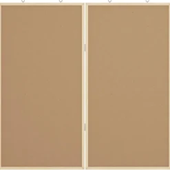 vidaXL Material De Oficina-Tablero de Anuncios Manual Marrón 80 x 80 x 1.4 cm