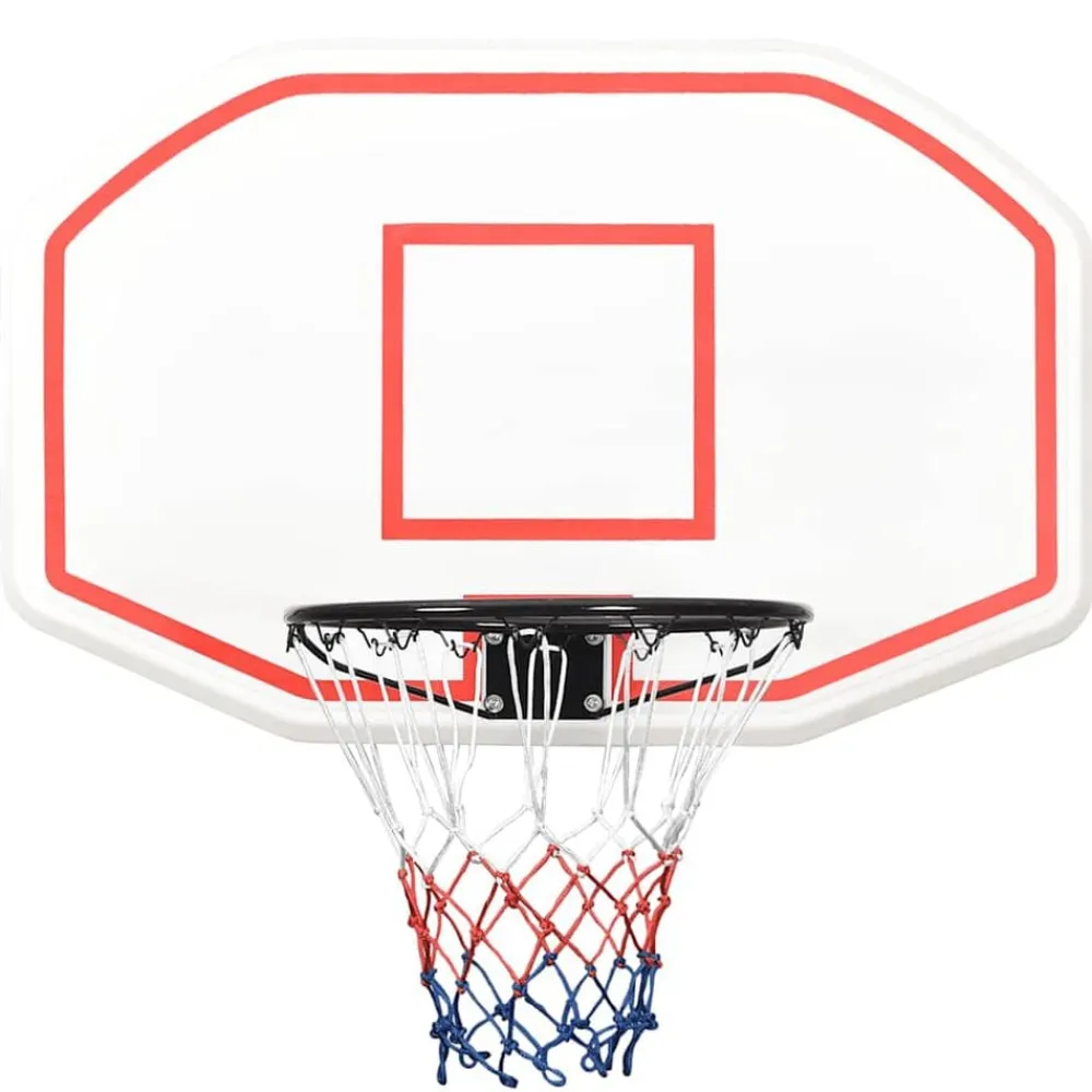 vidaXL Tablero de baloncesto polietileno 109x71x3 cm Blanco Online