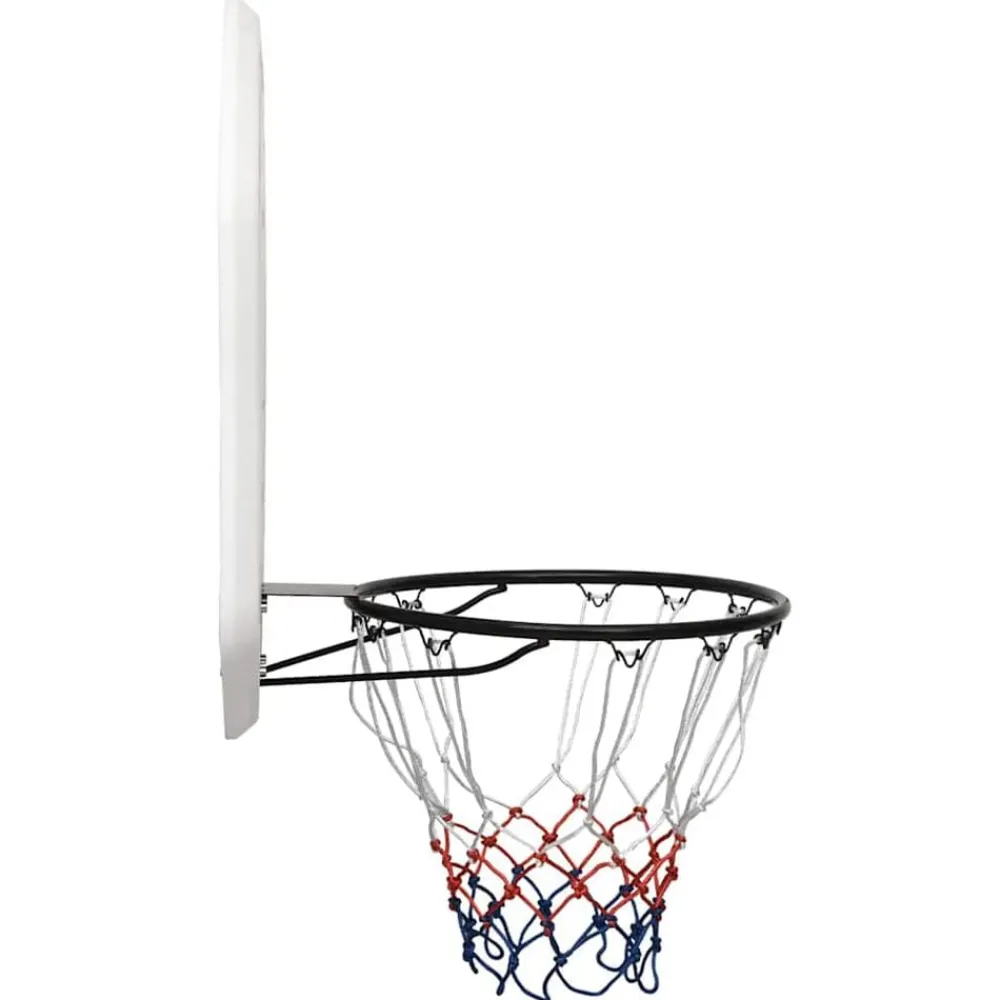 vidaXL Tablero de baloncesto polietileno 109x71x3 cm Blanco Online