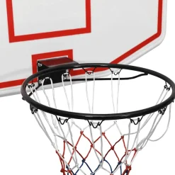 vidaXL Tablero de baloncesto polietileno 109x71x3 cm Blanco Online