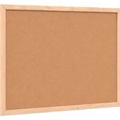 vidaXL Material De Oficina-Tablero de corcho con marco de madera de pino macizo 40x30 cm
