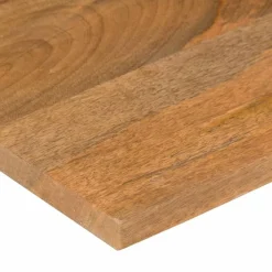 vidaXL Accesorios Para Mesas-Tablero de escritorio con curva madera mango rugosa 90x60x2,5cm