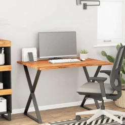 vidaXL Accesorios Para Mesas-Tablero de escritorio rectangular madera acacia 100x80x2,5 cm