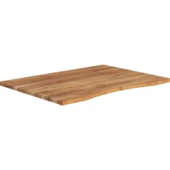 vidaXL Accesorios Para Mesas-Tablero de escritorio rectangular madera acacia 100x80x2,5 cm