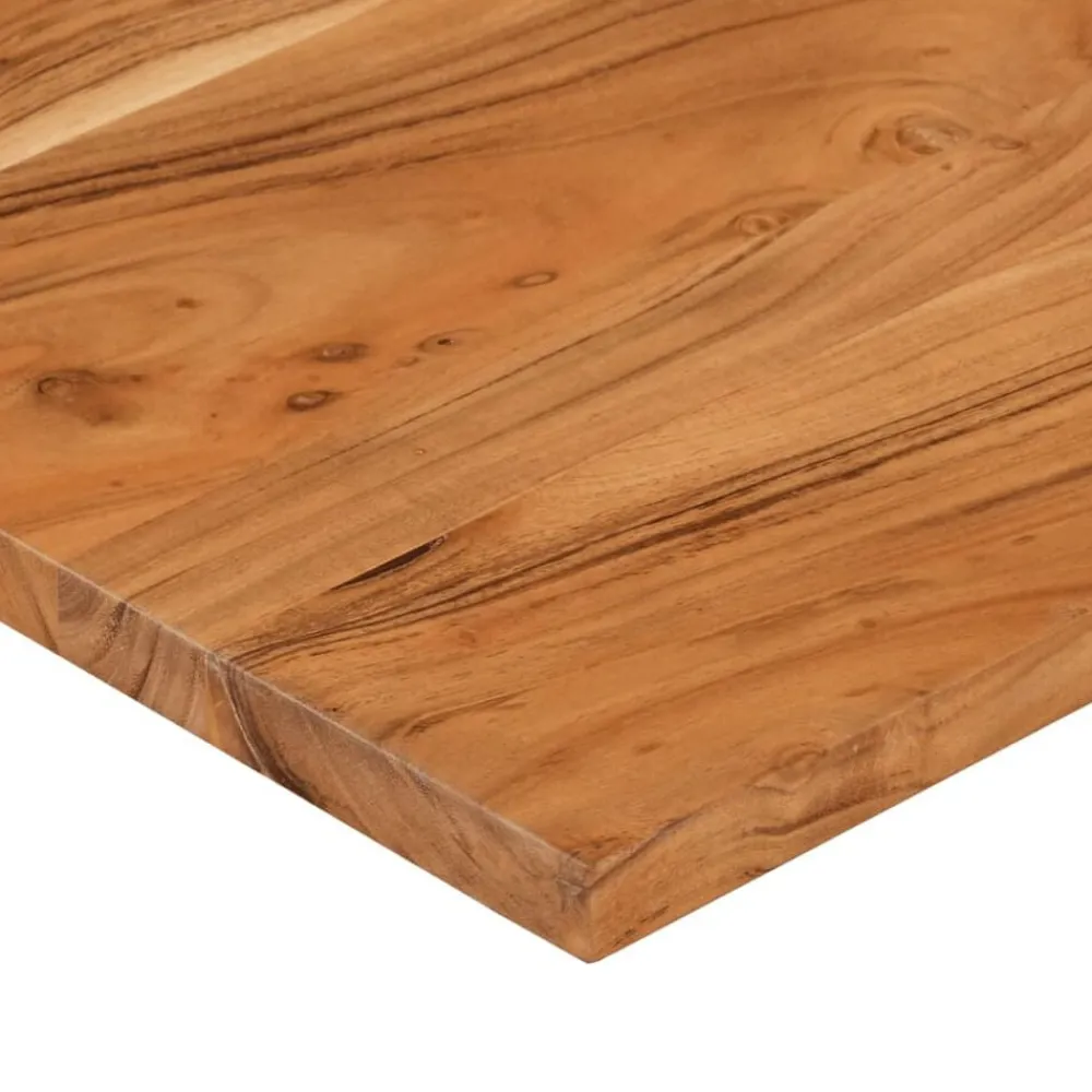vidaXL Accesorios Para Mesas-Tablero de escritorio rectangular madera acacia 100x80x2,5 cm