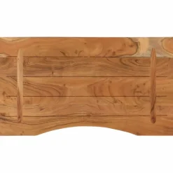vidaXL Tablero de escritorio rectangular madera de acacia 80x50x2,5 cm