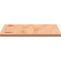 vidaXL Accesorios Para Mobiliario De Oficina-Tablero de escritorio madera maciza de haya 100x50x1,5 cm