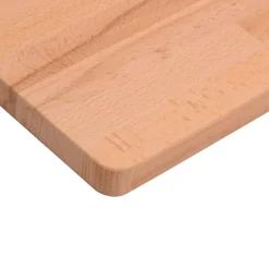 vidaXL Accesorios Para Mobiliario De Oficina-Tablero de escritorio madera maciza de haya 100x50x1,5 cm
