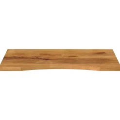 vidaXL Tablero de escritorio con curva madera mango rugosa 80x50x2,5cm Hot