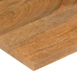 vidaXL Tablero de escritorio con curva madera mango rugosa 80x50x2,5cm Hot