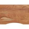vidaXL Tablero de escritorio rectangular madera de acacia 90x60x2,5 cm