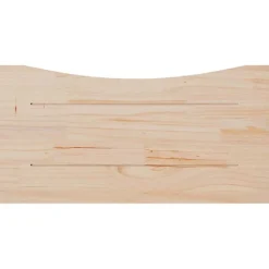 vidaXL Tablero de escritorio madera maciza de pino 80x40x2,5 cm Blanco