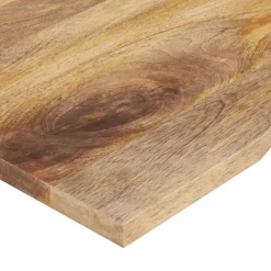 vidaXL Accesorios Para Mesas-Tablero de escritorio con curva madera mango rugosa 80x60x2,5cm