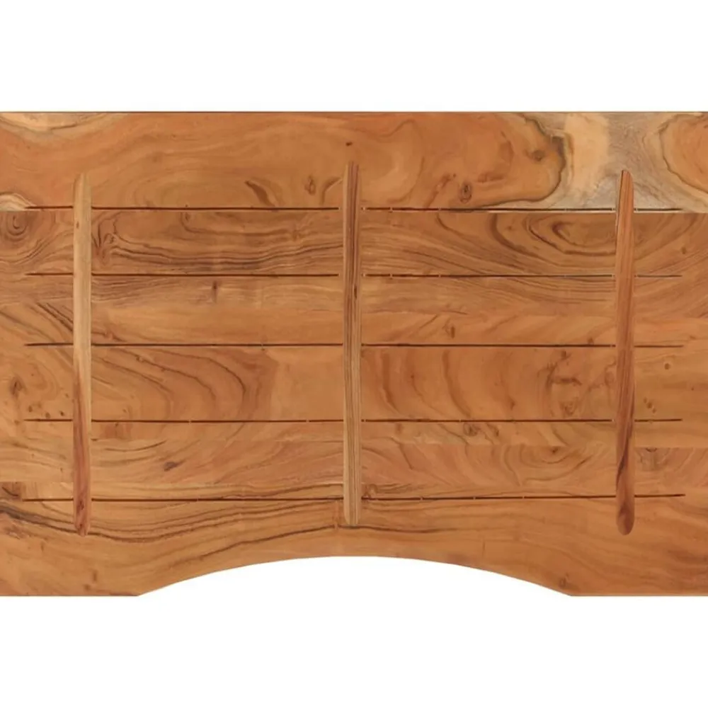 vidaXL Accesorios Para Mesas-Tablero de escritorio rectangular madera acacia 100x60x2,5 cm
