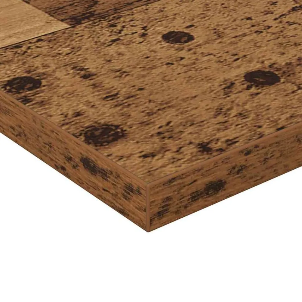 vidaXL Estanterías-Tablero de Estantería 4 pcs Marrón 40 x 40 x 1,5 cm