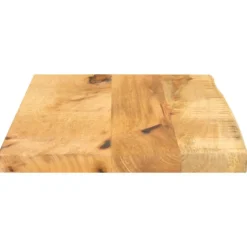 vidaXL Tablero de mesa borde madera maciza mango 40x20x2,5 cm Natural New