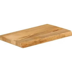 vidaXL Accesorios Para Mesas-Tablero de mesa borde madera maciza mango 40x20x2,5 cm