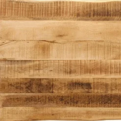 vidaXL Accesorios Para Mesas-Tablero de mesa borde natural madera maciza mango 40x40x3,8 cm