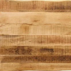 vidaXL Accesorios Para Mesas-Tablero de mesa borde natural madera maciza mango 40x40x3,8 cm