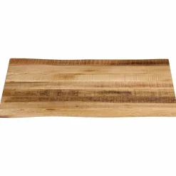 vidaXL Accesorios Para Mesas-Tablero de mesa borde natural madera maciza mango 40x40x3,8 cm