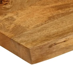 vidaXL Accesorios Para Mesas-Tablero de mesa borde natural madera maciza mango 50x40x2,5 cm