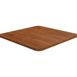 vidaXL Tablero de mesa cuadrada madera roble marrón oscuro 40x40x1,5cm Marrón oscuro