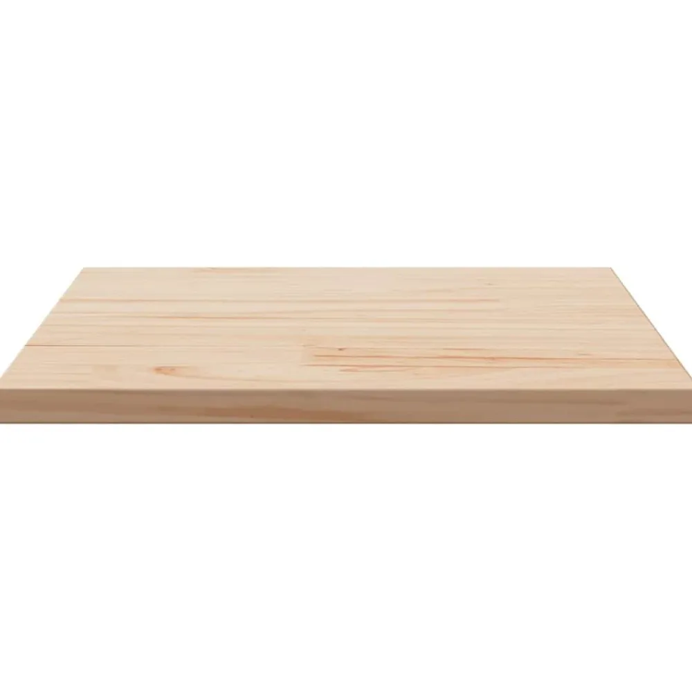 vidaXL Accesorios Para Mesas-Tablero de mesa cuadrado madera maciza de pino 60x60x2,5 cm