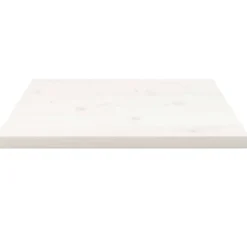 vidaXL Tablero de mesa cuadrado madera maciza pino 40x40x2,5 cm Blanco New